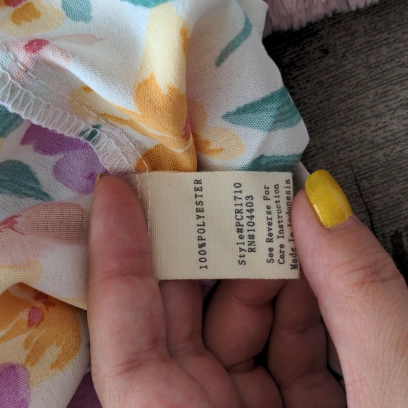 NWT Perch by Blu Pepper Sleeveless Babydoll Tank SZ XL - Picture 5 of 6